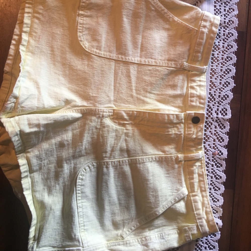 yellow Hirise Midi Short purchased at target